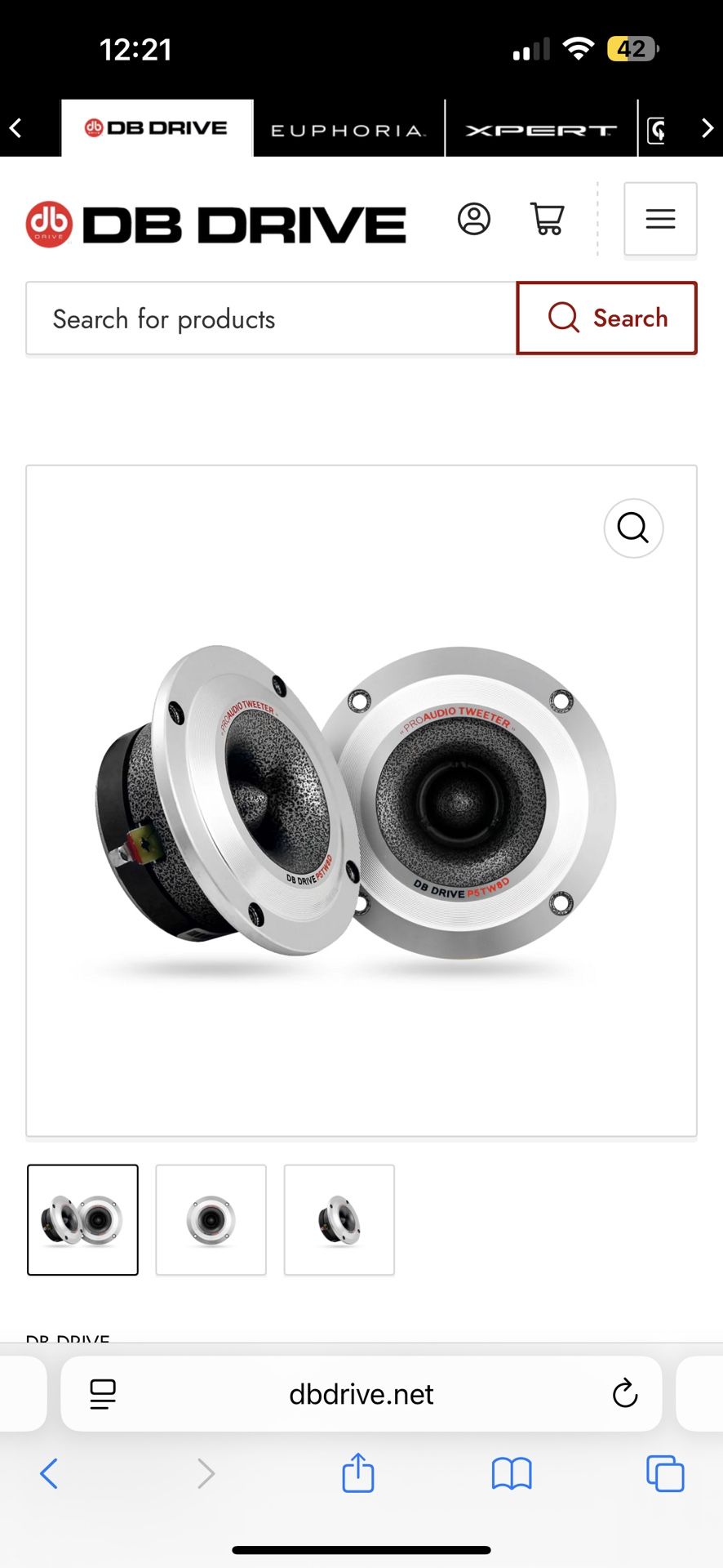 DB Drive P5TW 8D Pro Audio Tweeter
