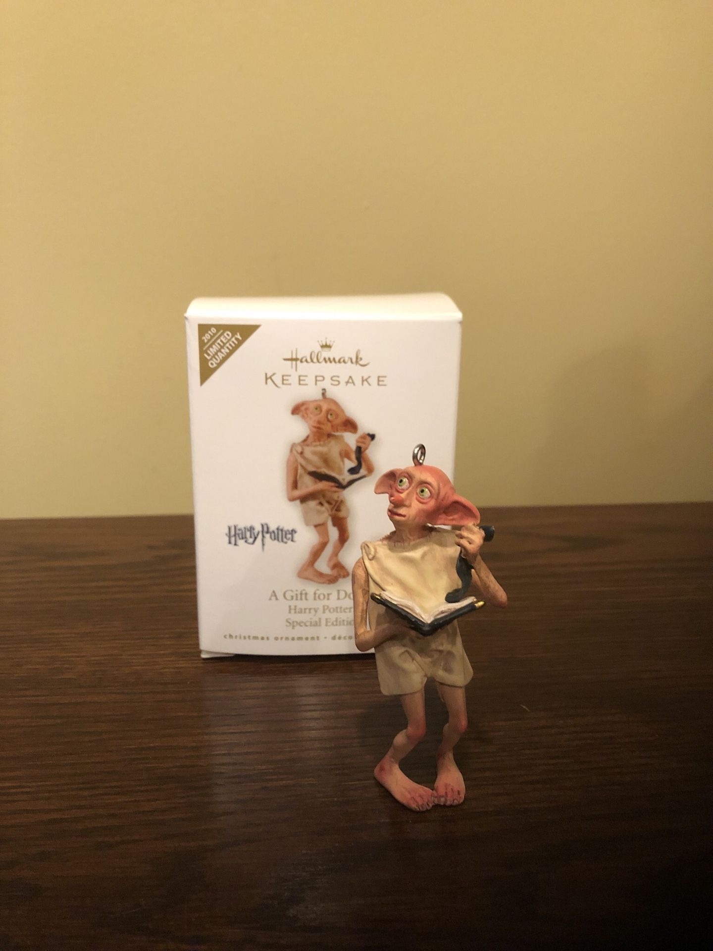 Rare Harry Potter Hallmark Ornament- Dobby