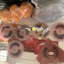 $10 For All ( 6 Lashes, 1 Brush Cleaner, 3 Beauty Blenders )