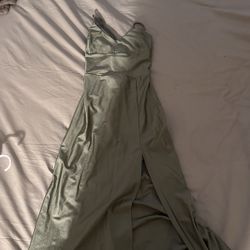 Sage green dress