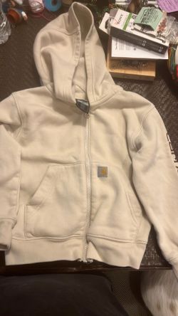 carhartt hoodie kids size 4t boys Cream