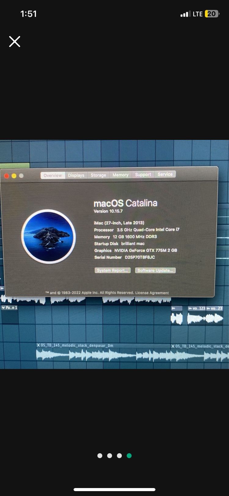 Mac Desktop Computer (No Password)Locked