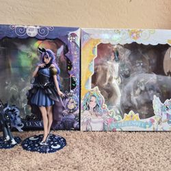 My Little Pony Princess Luna & Celestia Bishoujo Anime Figures Kotobukiya EUC NIB