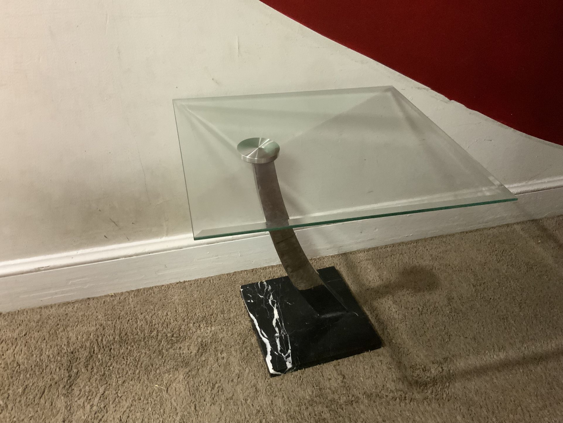Glass & Metal Coffee/table