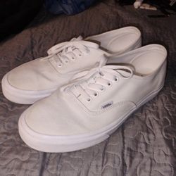 Men's White Vans
