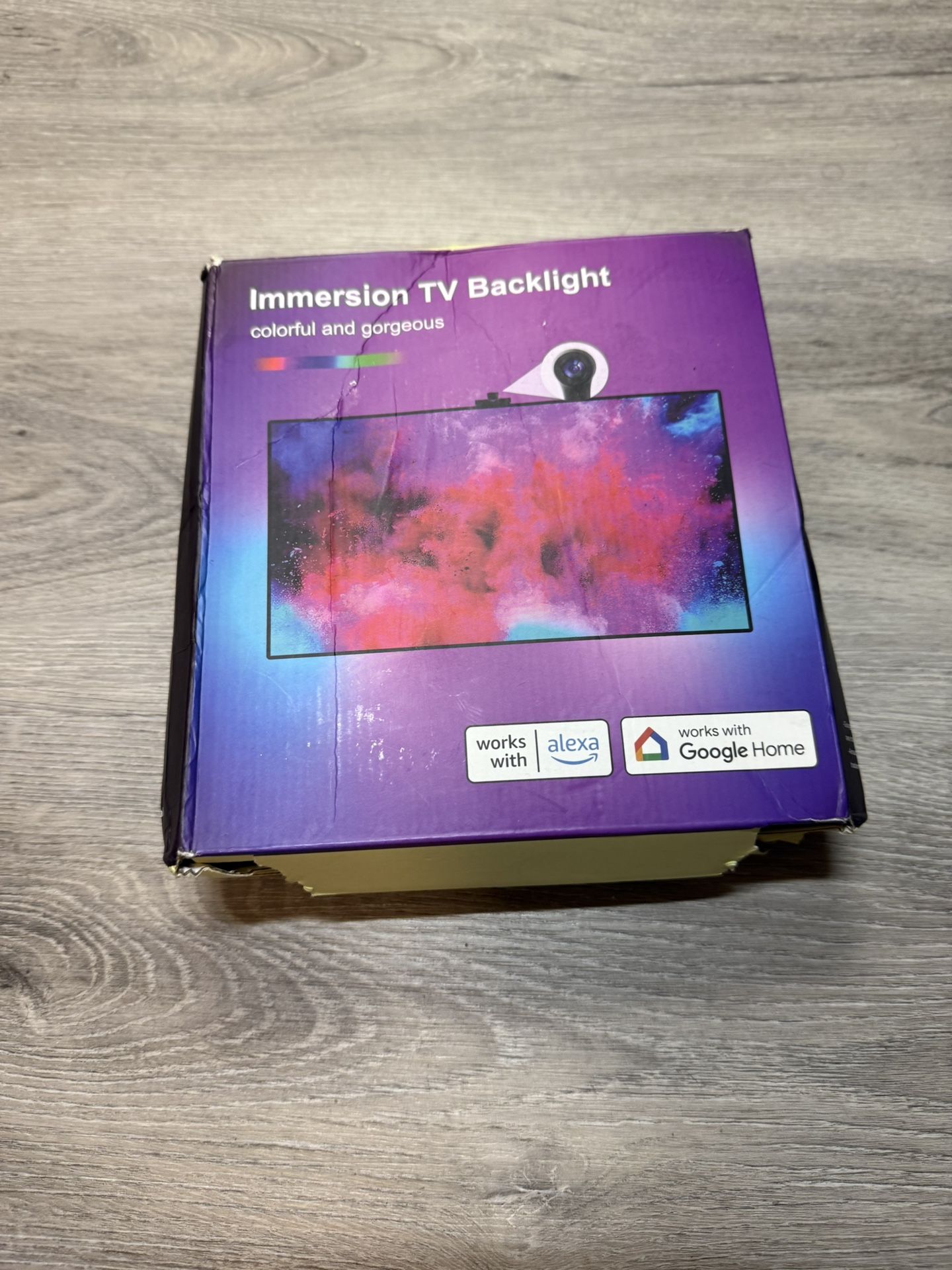 Ailofy Immersion TV Backlight With Camera For 55-65 Inch TV Model AICAMTVSL