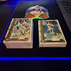 Lot Of About 95 2025 Topps Holiday Cards 