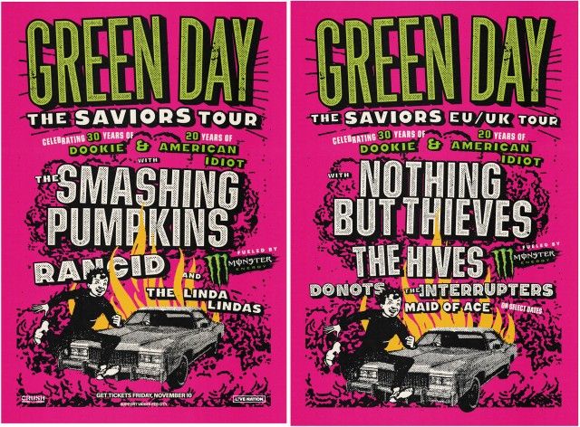 Green Day Upper Level Tickets