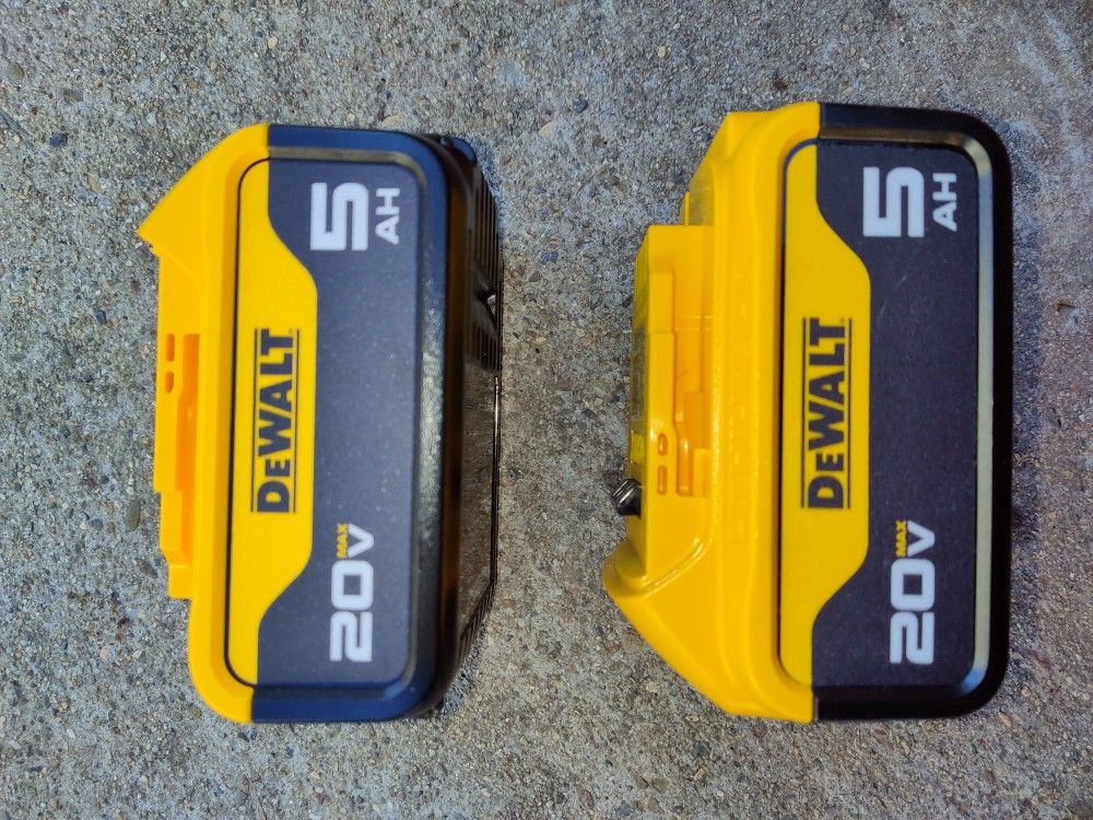 New DeWalt 20 Volt 5ah Batteries