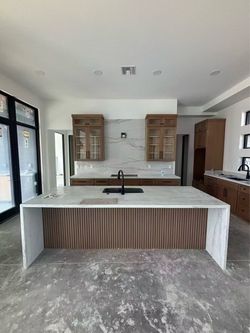 White oak kitchen cabinets