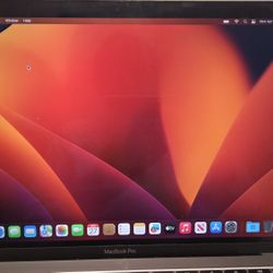 MacBook Pro 13" i5 8Ram 128SSD Retina 2560X1600 Ventura-Office good battery and charger