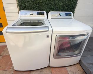 LG washer and dryer