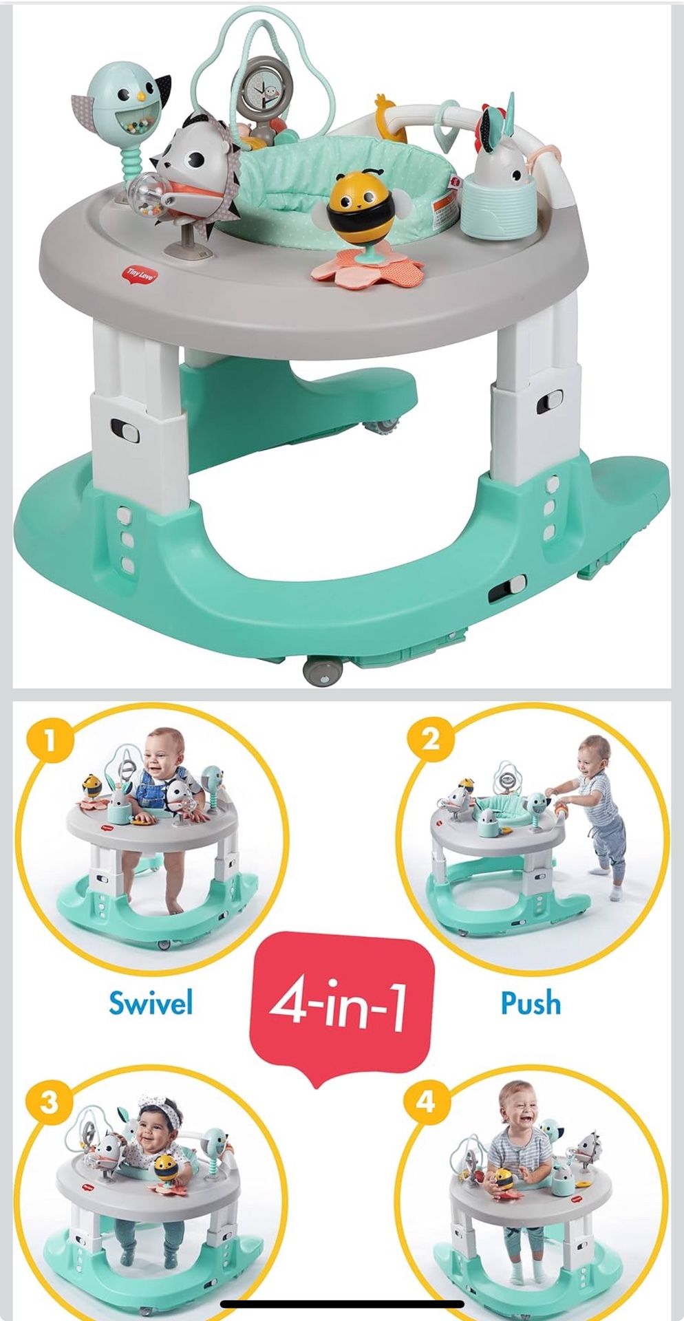 Tiny Love 4 In 1 Mobility Activity Center 