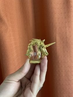 Crystal And Brass Unicorn