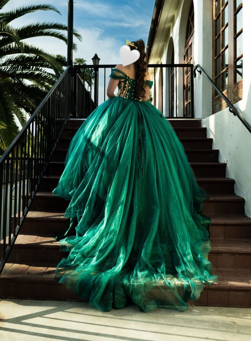 Emerald Green Quince Dress