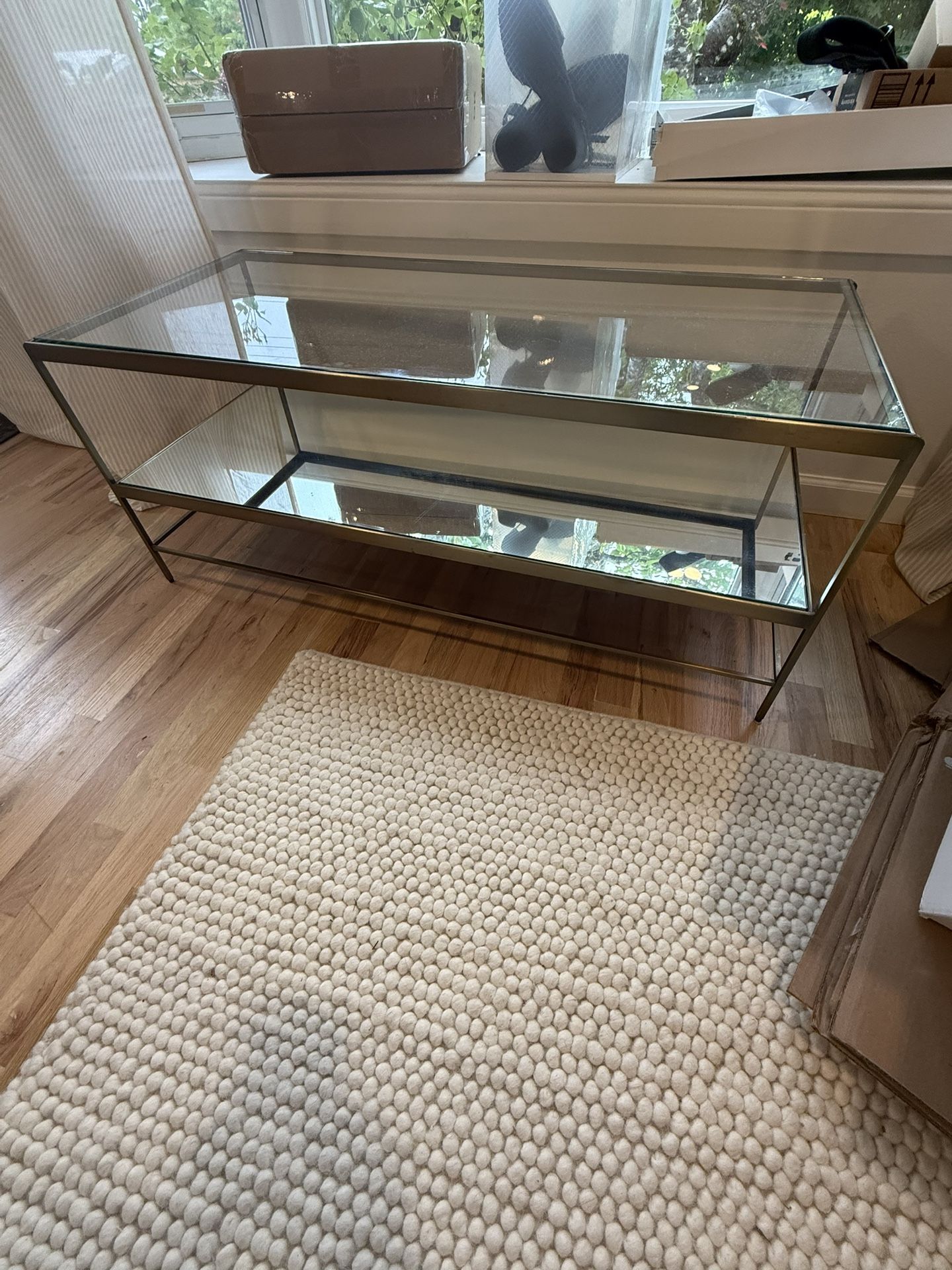 Glass Top Coffee Table