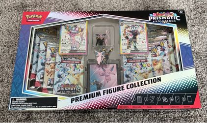 Pokémon TCG: Scarlet & Violet Prismatic Evolutions Premium Figure Collection NEW/SEALED