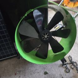 Solar Attic Fan With Solar Panels And Wall Outlet Power