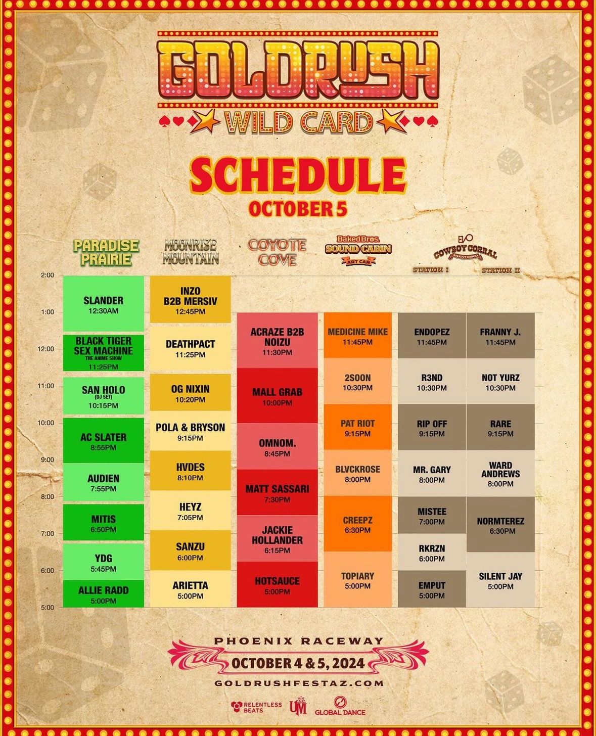 2 Gold Rush Saturday Tickets