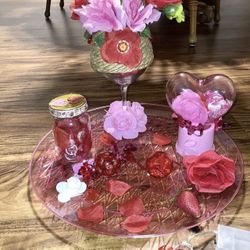 Crafts / Gifts/Valentines Craft Tray / One Tier Tray Decor 