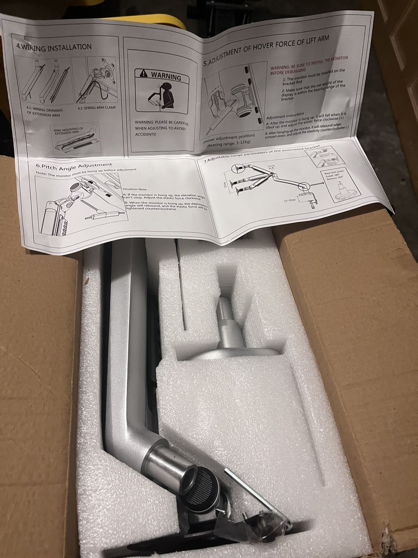 Single Monitor Mount Brand New