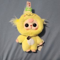 Baby Three Cats And Dogs Series Cureplaneta 4-Inch Plush Doll