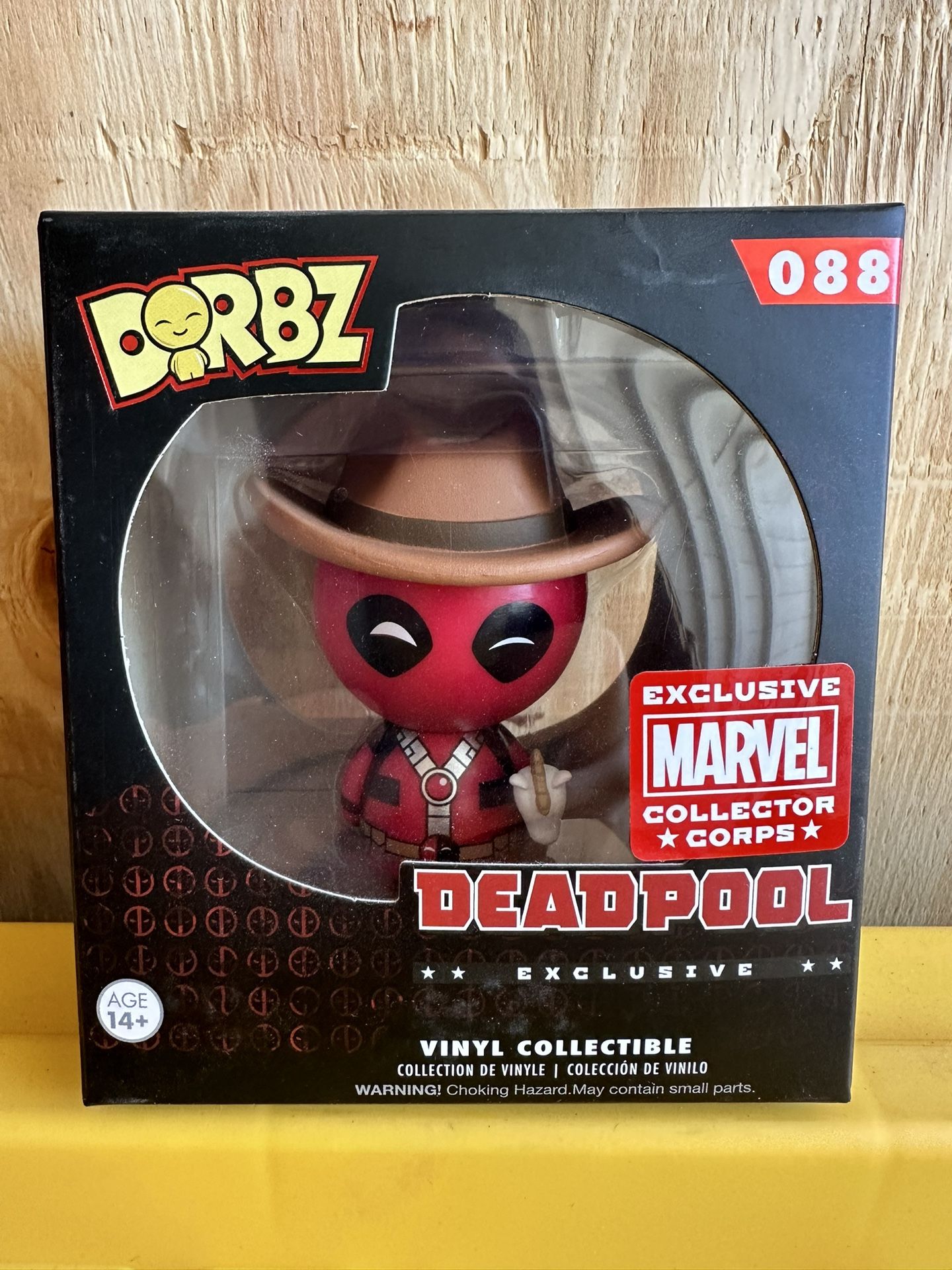 Funko Dorbz Cowboy Deadpool Marvel Collector Corps Exclusive Vinyl Figure