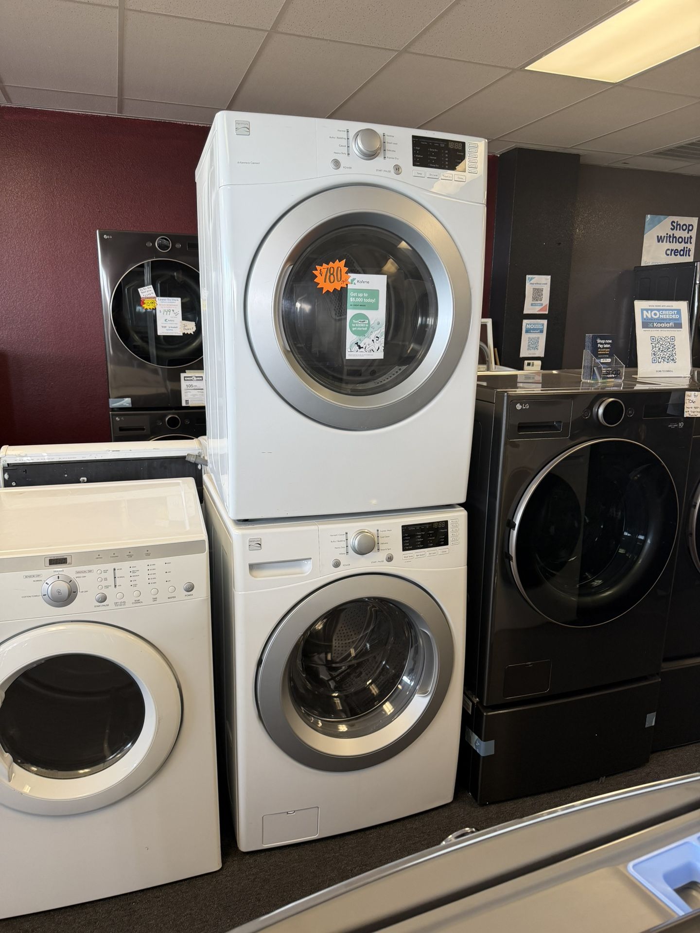 Nice Used Kenmore Washer And Gas Dyer Set 