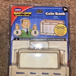 Build and Grow Coin Bank/ Unopened.