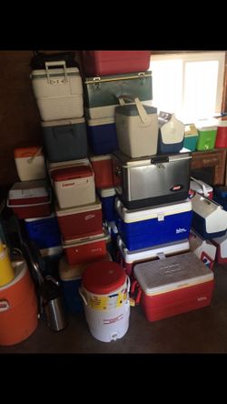 Assorted coolers