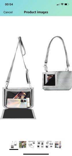 Clear Bag for Stadium Events with Removable Wrap, Clear Purses for Women Stadium Crossbody with Privacy Cover ( please follow my page all brand new )