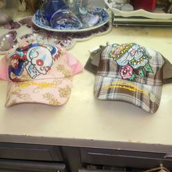 2 NEW ED HARDY HATS  $19 EACH