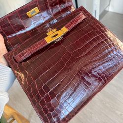 Hermes Kelly Crocodile 
