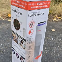 Aiwa Voice Activated Smart Oscillating Room Heater