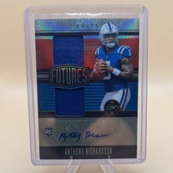 2023 Anthony Richardson Futures Dual Jersey Rookie Autograph/249🔥