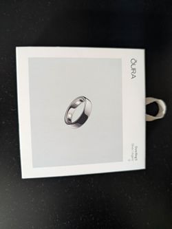Oura Ring 5, Silver Size 9