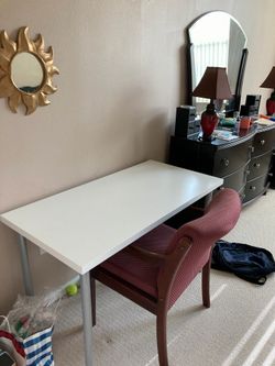 White desk