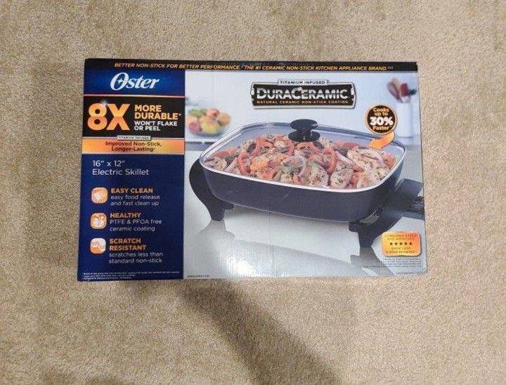 Oster Non-stick Electric Skillet (16" x 12")