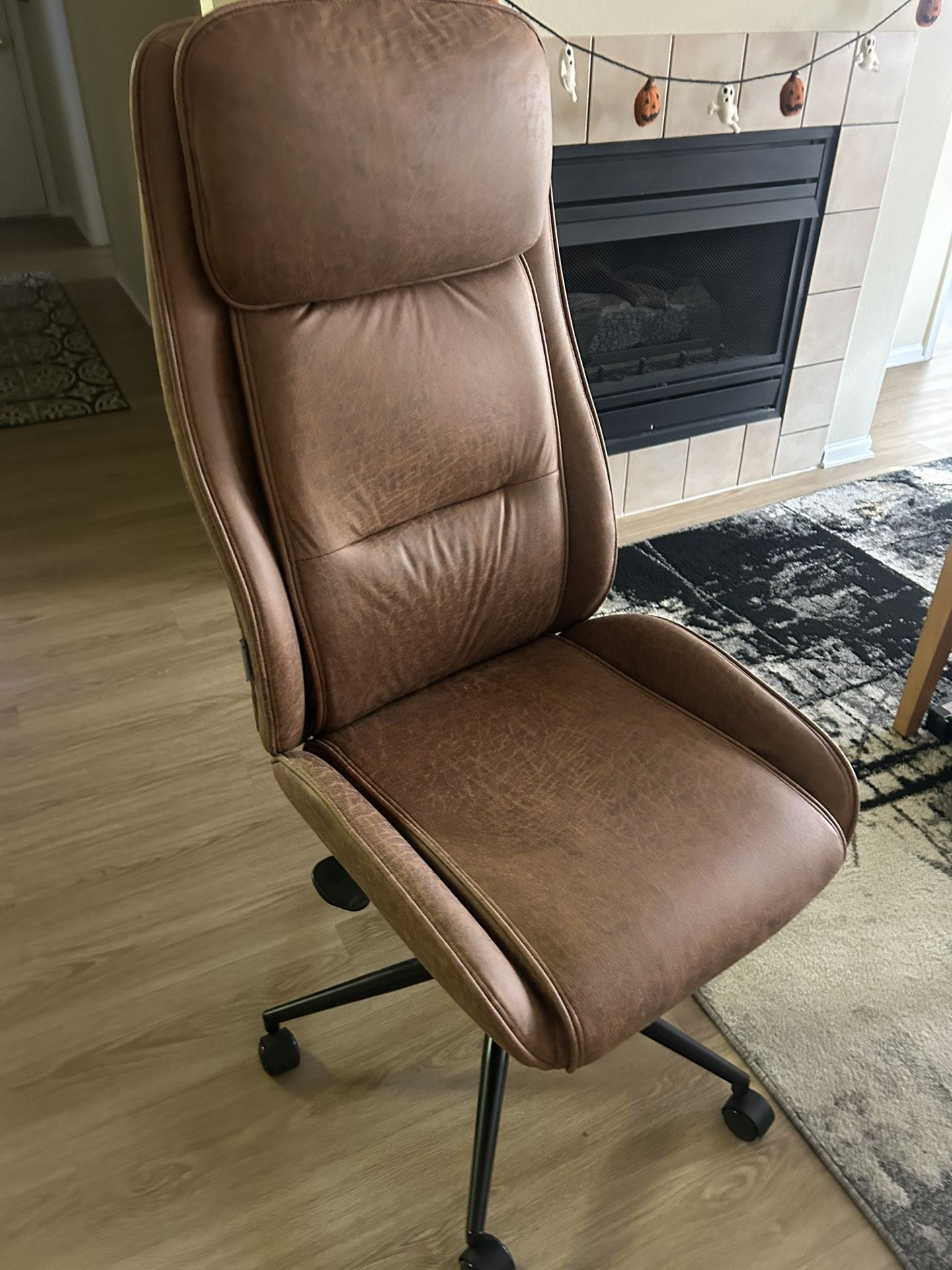 Faux Leather Office Chair