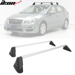 Fits 2012-2016 Subaru Impreza Non-Sport Roof Rack Cross Bar OE Style Aluminum Rails