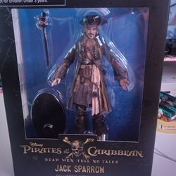 Diamond Select Jack Sparrow Action Figure Pirates Of The Caribbean