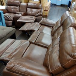 New Recliner  Sofa And Loveseat