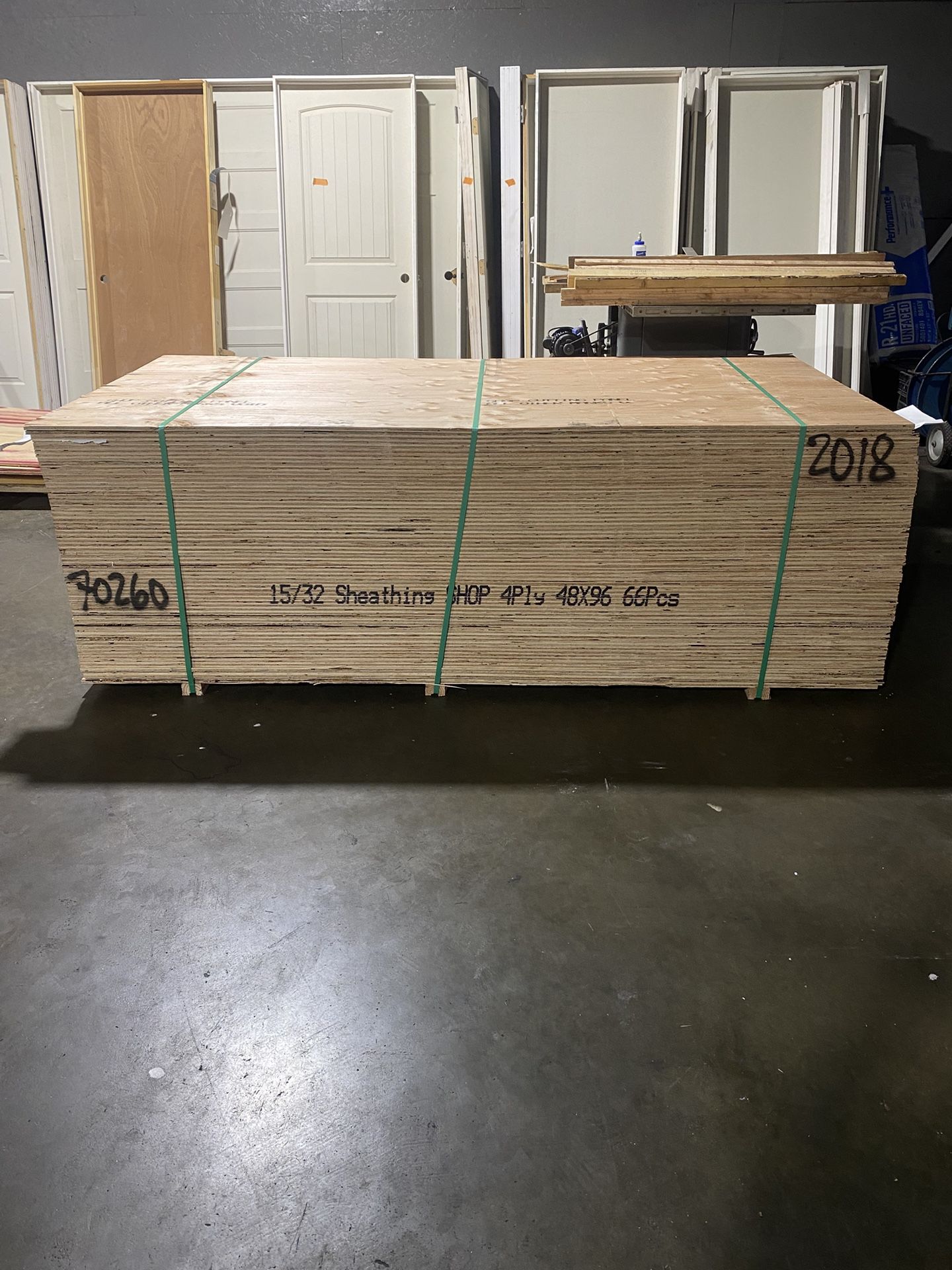 CDX 1/2” Plywood