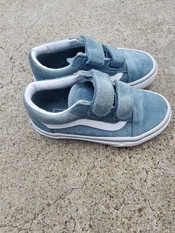 Vans Light Blue Suede toddler Size 10.5