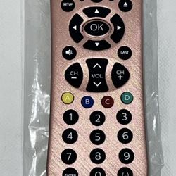 Philips 3-Device Universal TV Remote Control in Brushed Rose Gold New Open Box