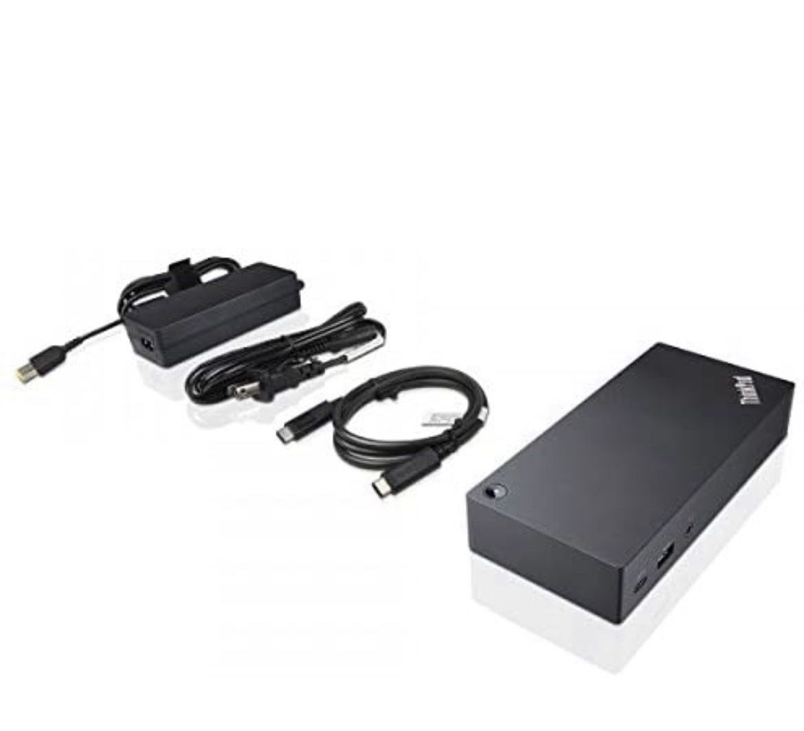 Lenovo ThinkPad USB-C Dock, 90W 2 Prong AC Adapter DK1633