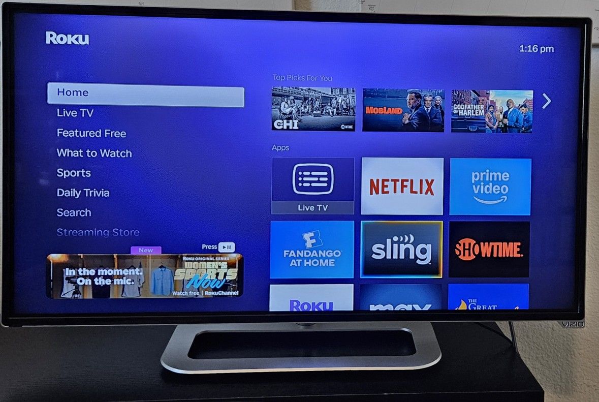Vizio 32" Television with ROKU