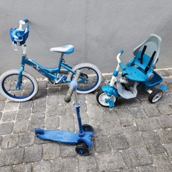 Little Toddler Outdoor Bicycle Tricycle Scooter Bundle Little Tikes