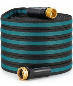 50FT Lightweight Garden Hose – Kink-Resistant, Flexible, High-Pressure Hose for Outdoor Watering, Lawn Care, Garden, and Car Cleaning