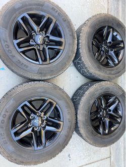 Chevrolet 2023 Trailboss 4x4 wheels rims OEM 275/65/18 Tahoe Chevy